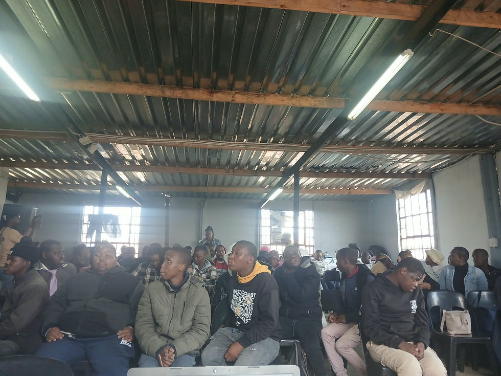 Employability training session delivered by our Executive Director and Thubalami NPO Chief Executive Officer, Sabelo Jeffrey Nkosi, at Kopano Disabled Movement in Kwa-Thema