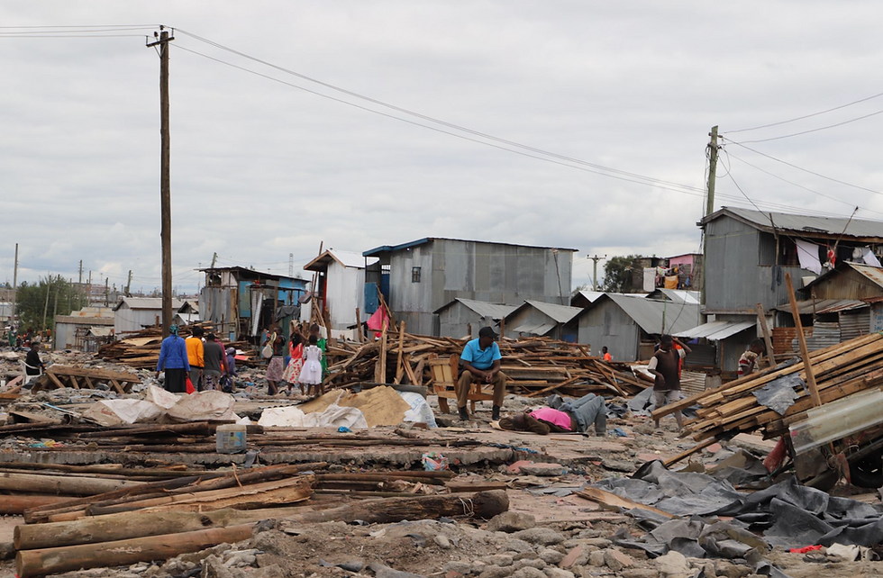 Government-led forced evictions and home demolitions, Mukuru. Source: KDI, 2024.