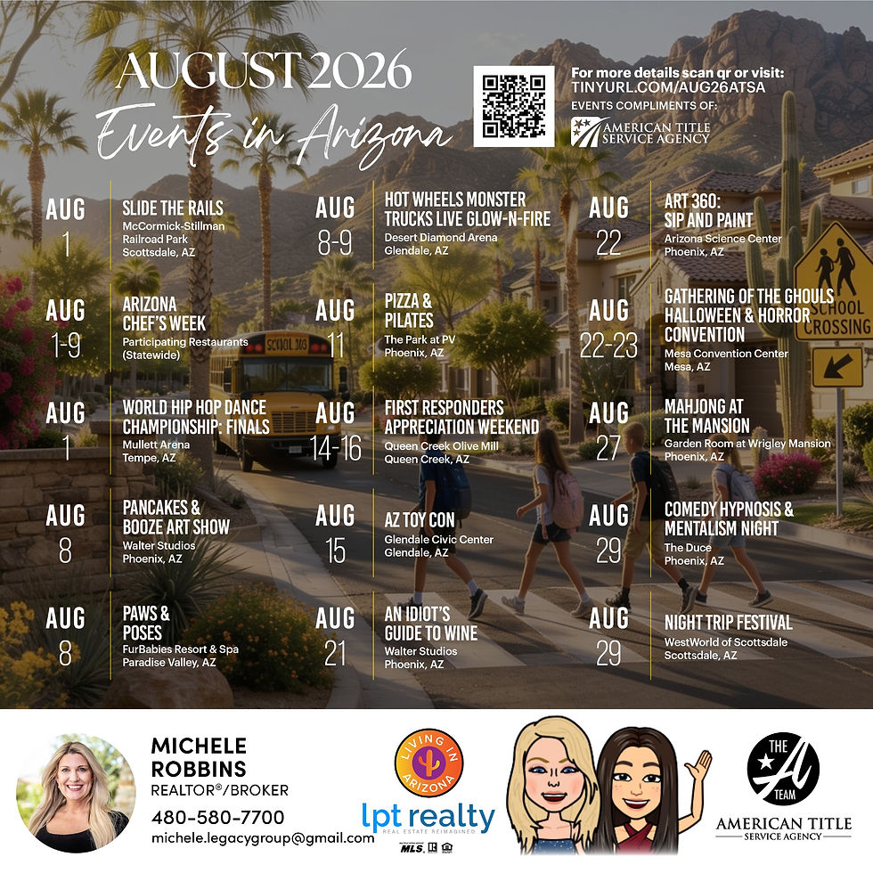August 2026 Events in Arizona