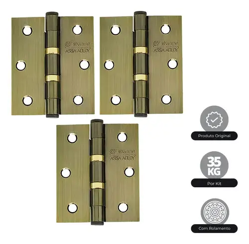 Miniatura: Dobradiça 3.1/2 X3 Colonial