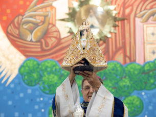 5º dia de novenário celebrou o subtema "A Alegria dos Nascimento de Jesus, o Deus Conosco"