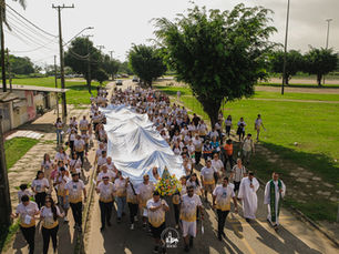 2ª Romaria Filhos da Senhora do Rocio reúne centenas de devotos na casa da Padroeira do Paraná