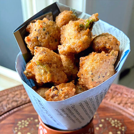 Black Eye Bean (Chawla dal) Pakoras