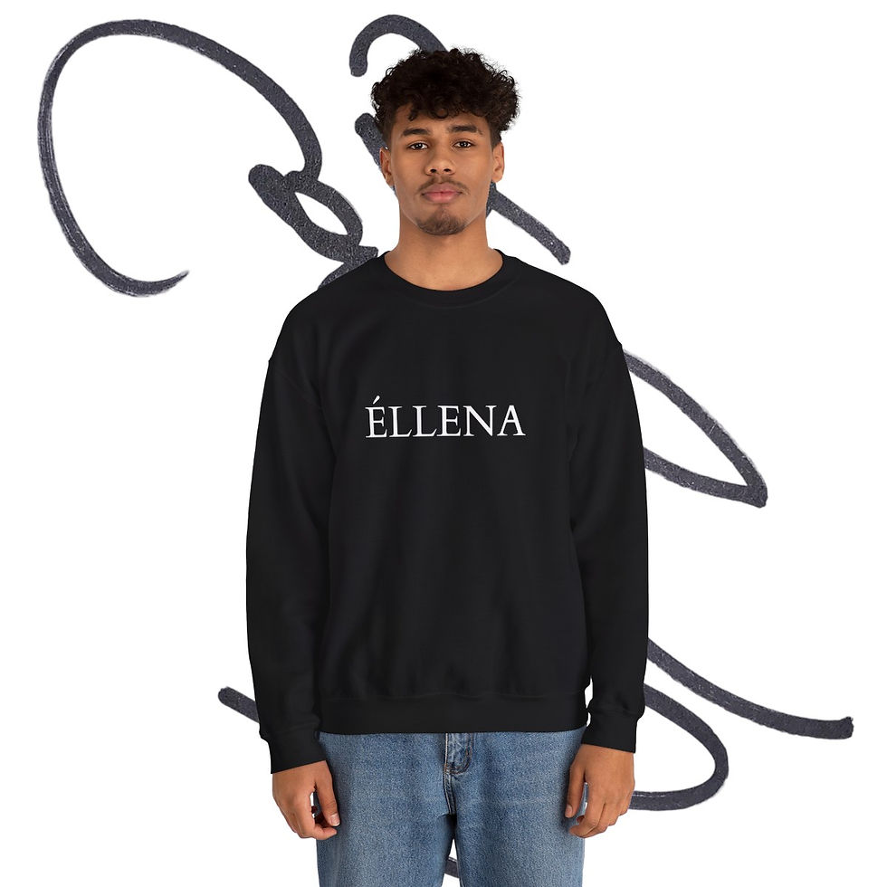 Thumbnail: Unisex Heavy Blend™ 'ÉLLENA' LYRIC Crewneck 