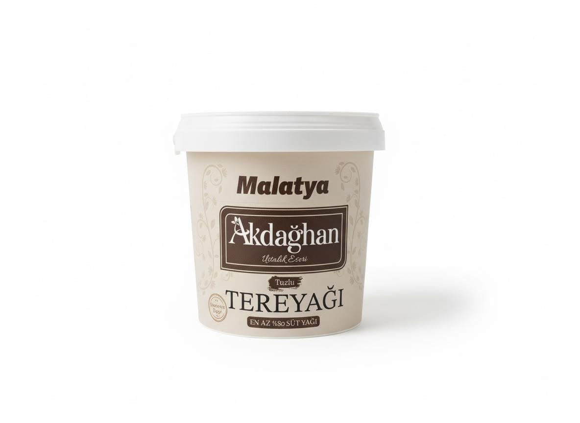 Akdağhan Malatya Az Tuzlu Yöresel Tereyağı 950g — katkısız, yayık yöntemiyle üretilmiş