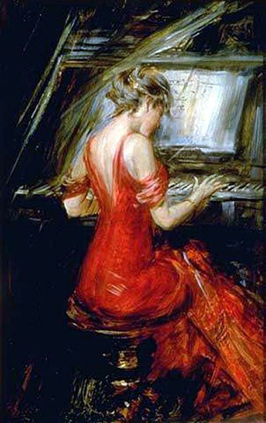 Giovanni Boldini - The Woman in Red