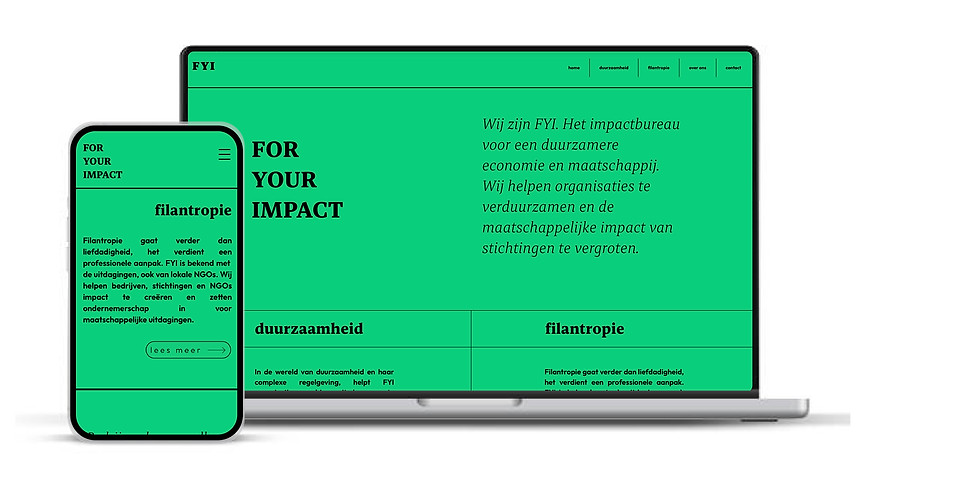 for your impact | brand positioning | brand strategy | ux design | leoni huisman studio