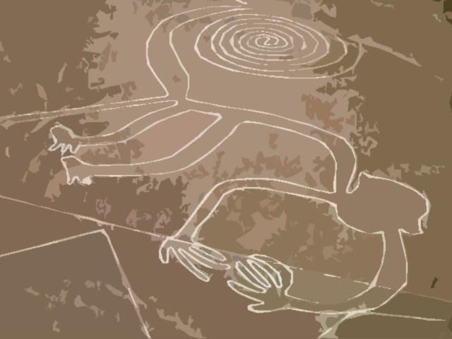 Desert lines drawings