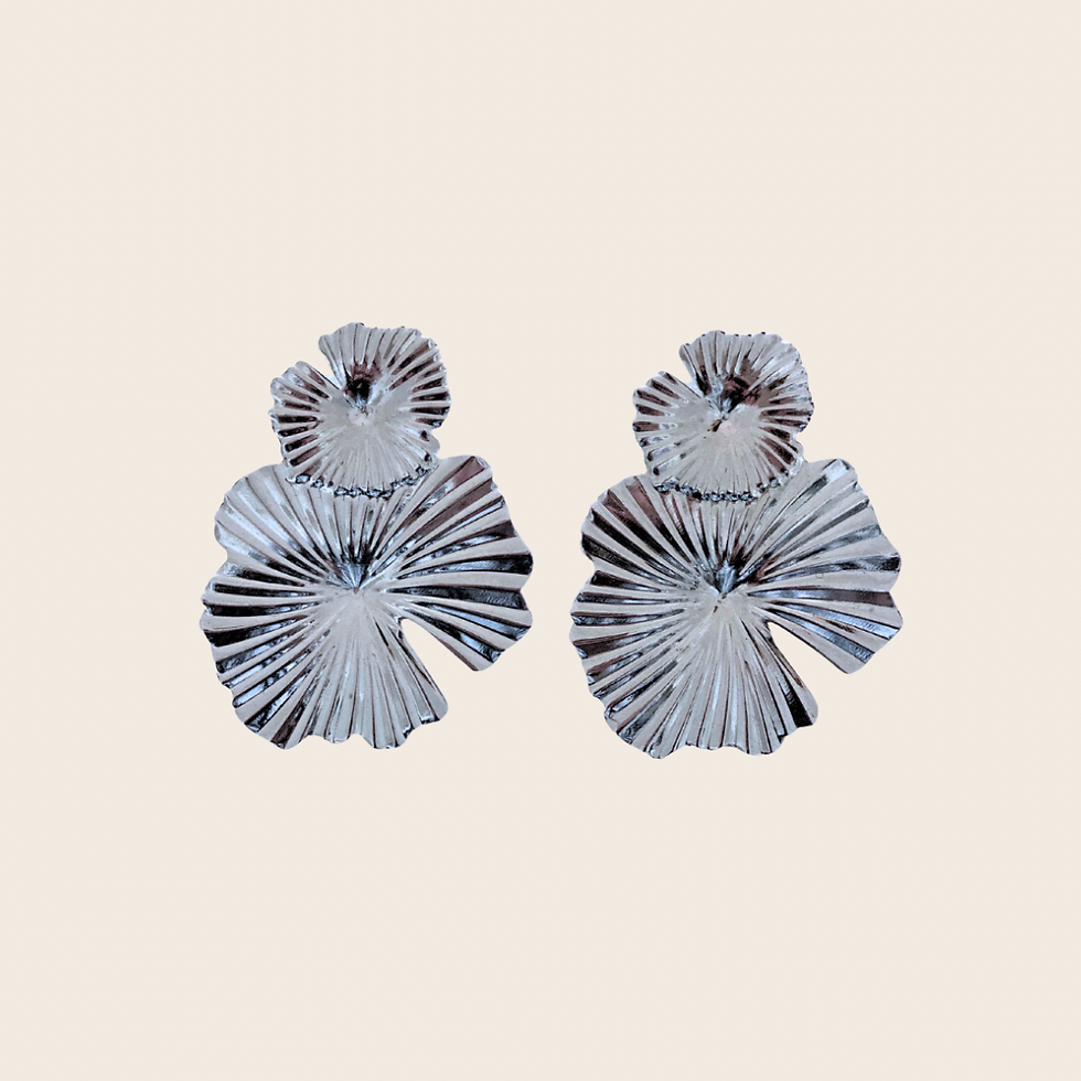 Boucles d'Oreilles Ursula Silver