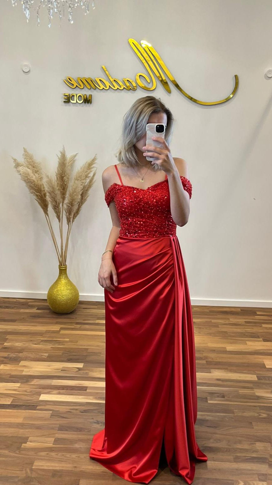 Roselle Dress- Rot