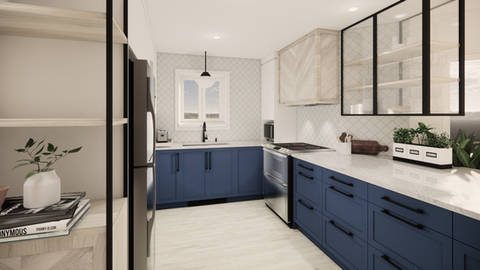 Ré-aménagement & design d'une Cuisine Transitionnelle à Lévis - Malam Design