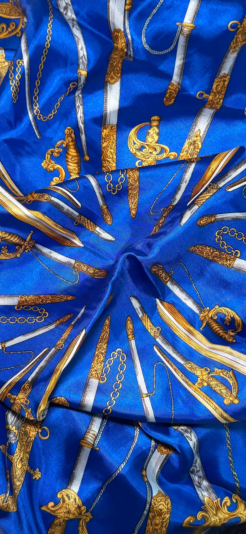 Vintage Silk Ceremonial Sword Scarf