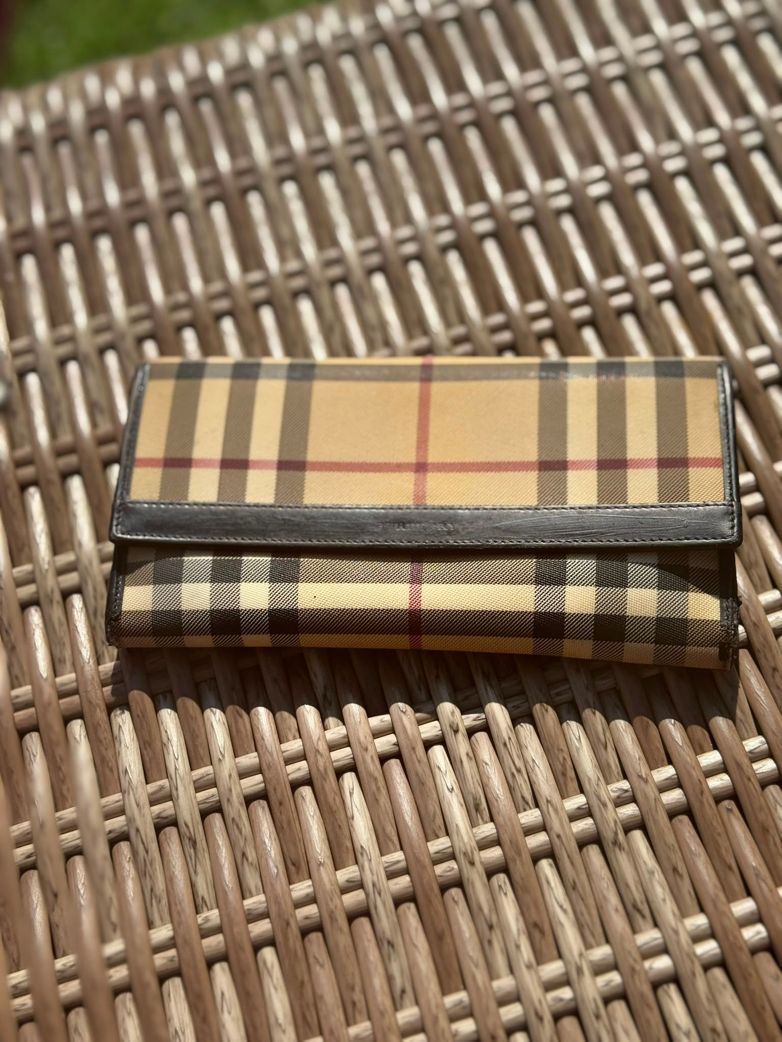 Burberry London Check Long Wallet