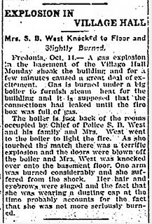 Explosion at Village Hall