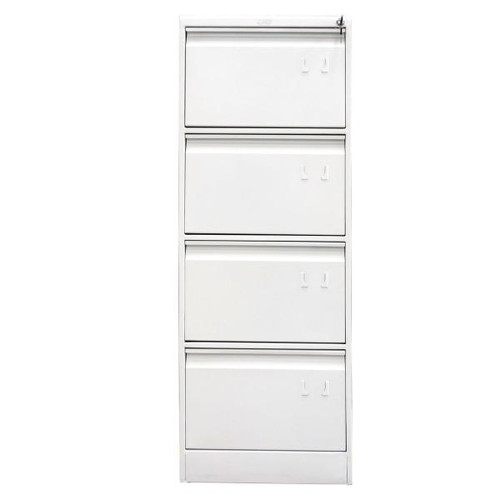 Archivador de metal 4 gavetas color beige | Practimuebles