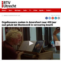 Orgelbouwers zoeken in Amersfoort naar 400 jaar oud geluid dat Monteverdi in vervoering bracht