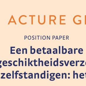 ‘Kabinet, verleid zzp’er via zelfstandigenaftrek tot afsluiten arbeidsongeschiktheidsverzekering’
