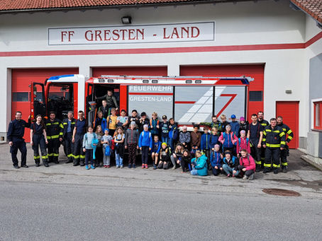 Lehrausgang zur Feuerwehr Gresten-Land