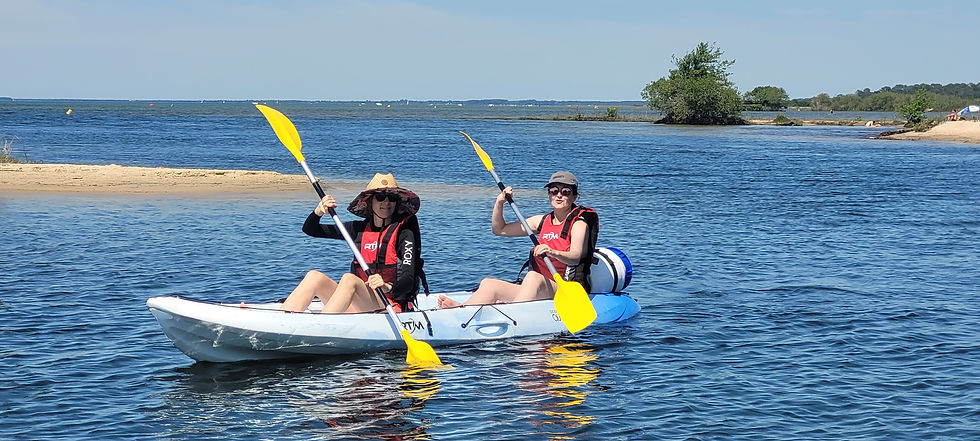 location canoë kayak lac Biscarrosse bisca loisirs