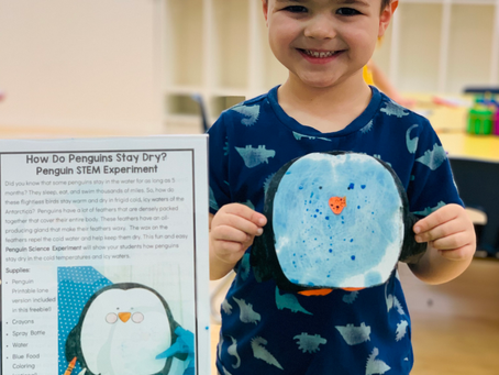 Wadding Through January with Penguin STEAM Fun!