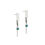 Thumbnail: CL.E.113 Silver Drop Earrings with Gemstones
