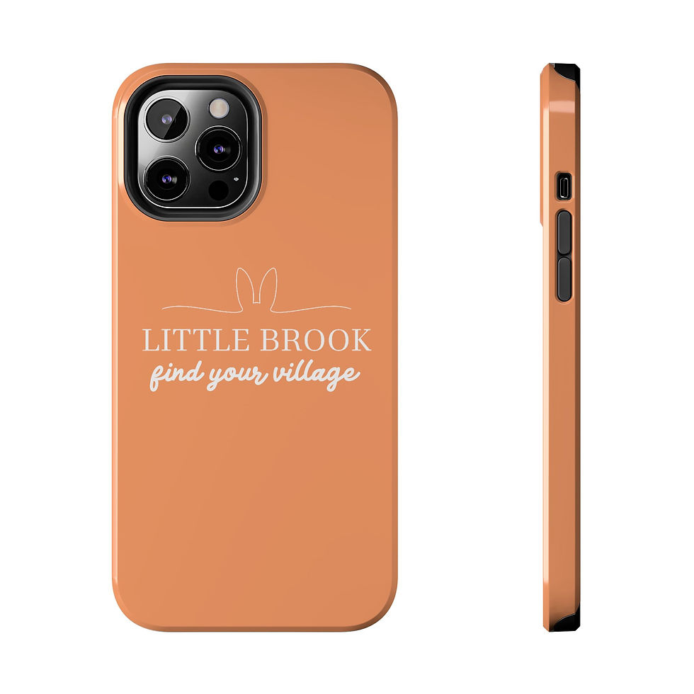 Thumbnail: Tough Phone Case — Little Brook "Find Your Village" Protective Phone Cover