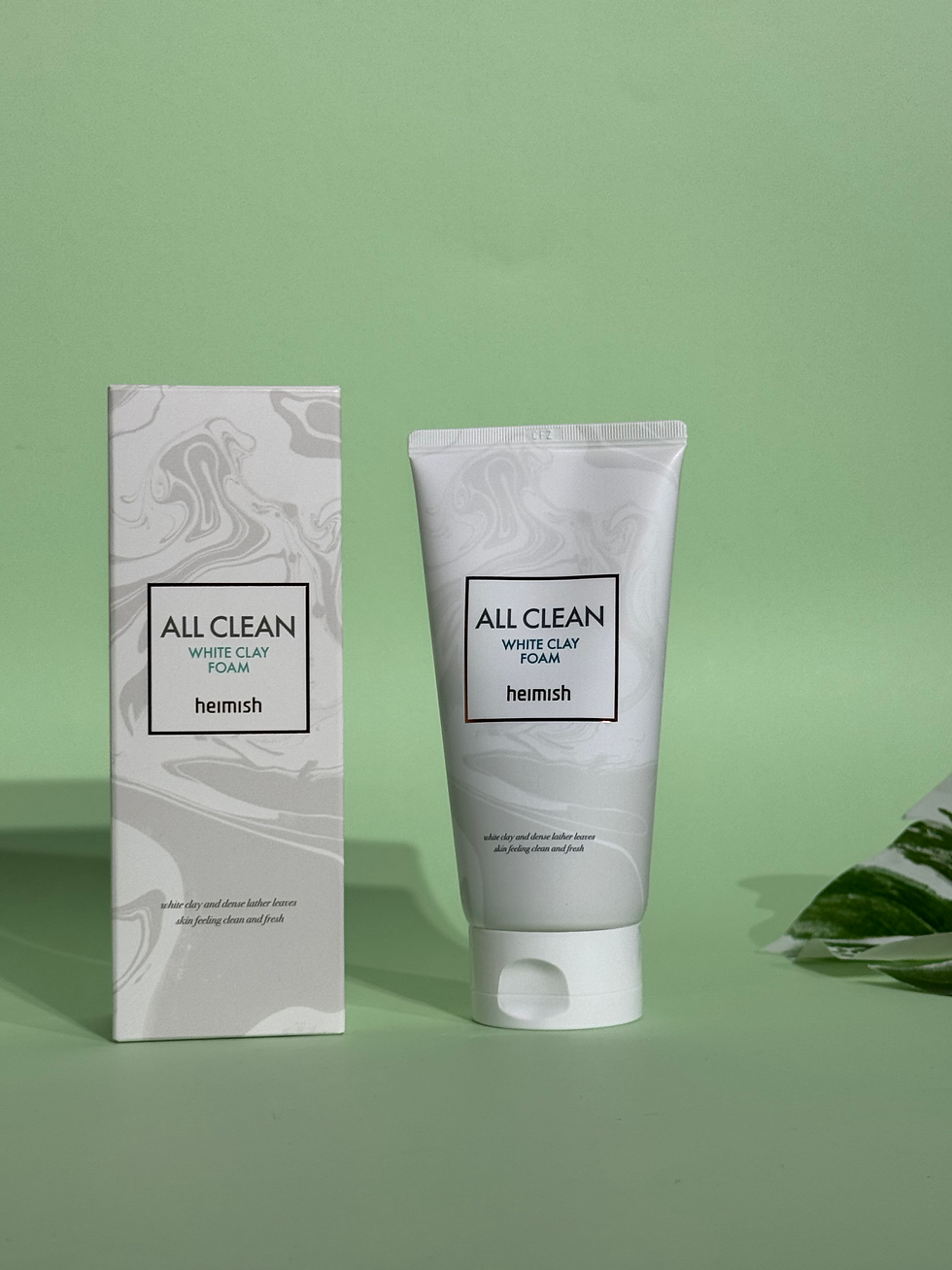 Глиняная пенка Heimish для глубокого очищения пор All Clean White Clay Foam 150m