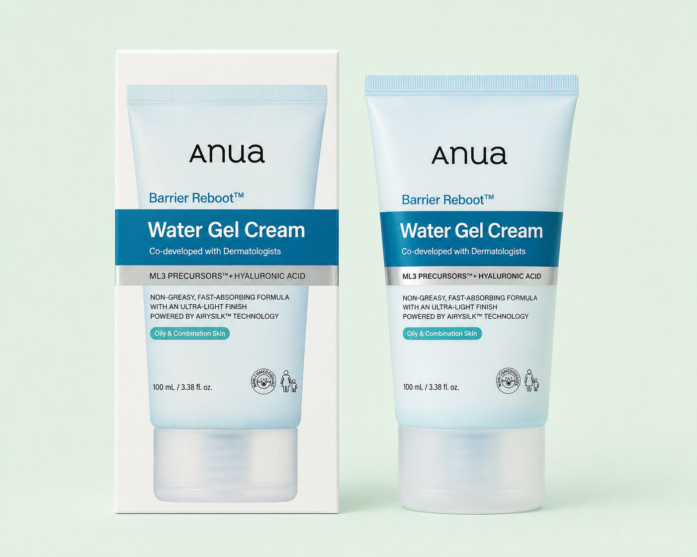 Anua Barrier Reboot Water Gel Cream — лёгкий увлажняющий гель-крем