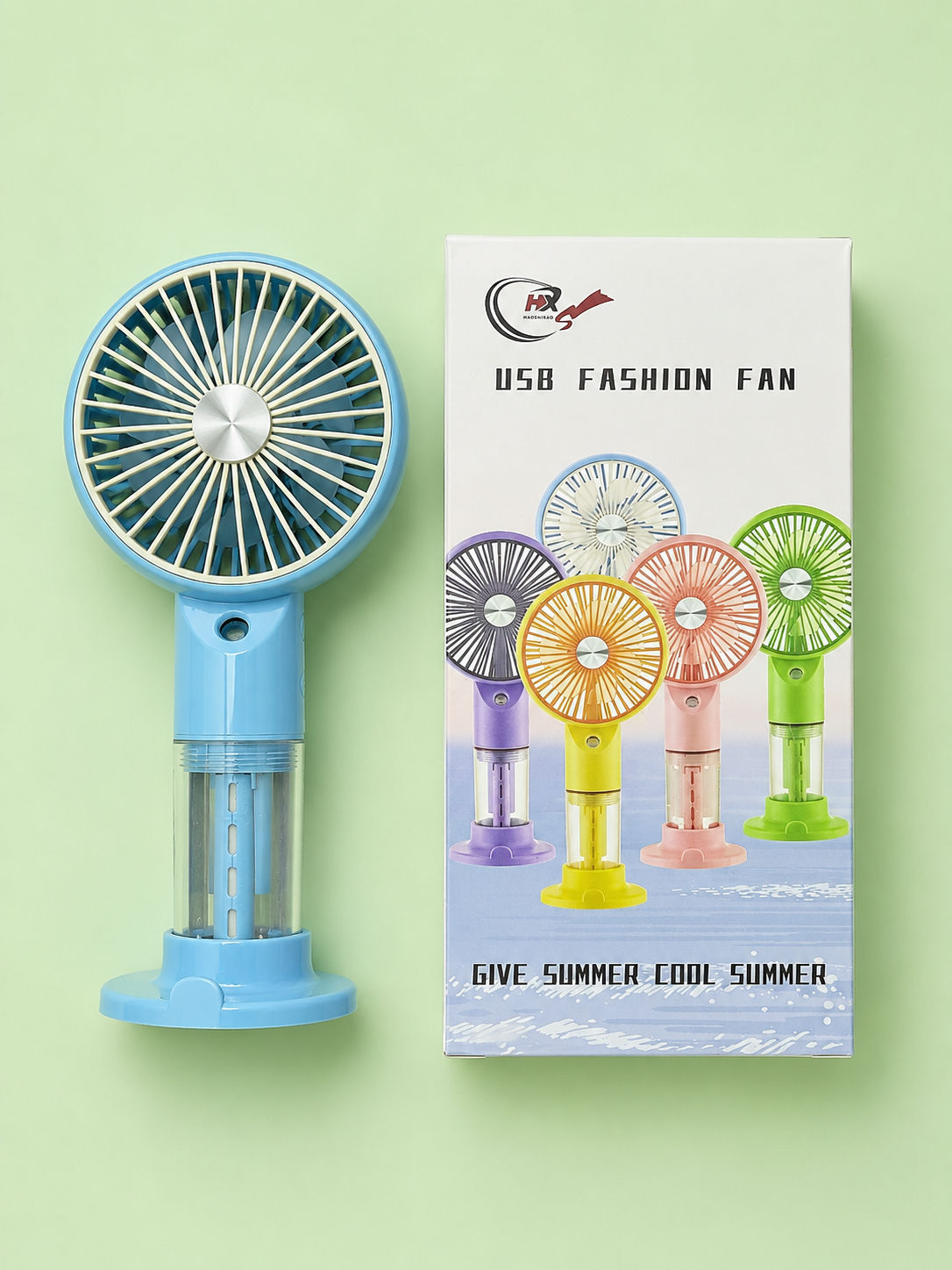 USB Fashion Fan — компактный портативный вентилятор с функцией увлажнения воздух