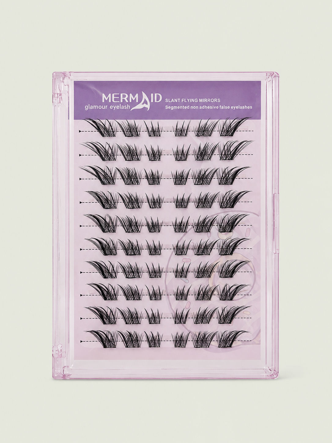 Накладные ресницы пучками MERMAID Glamour Eyelash