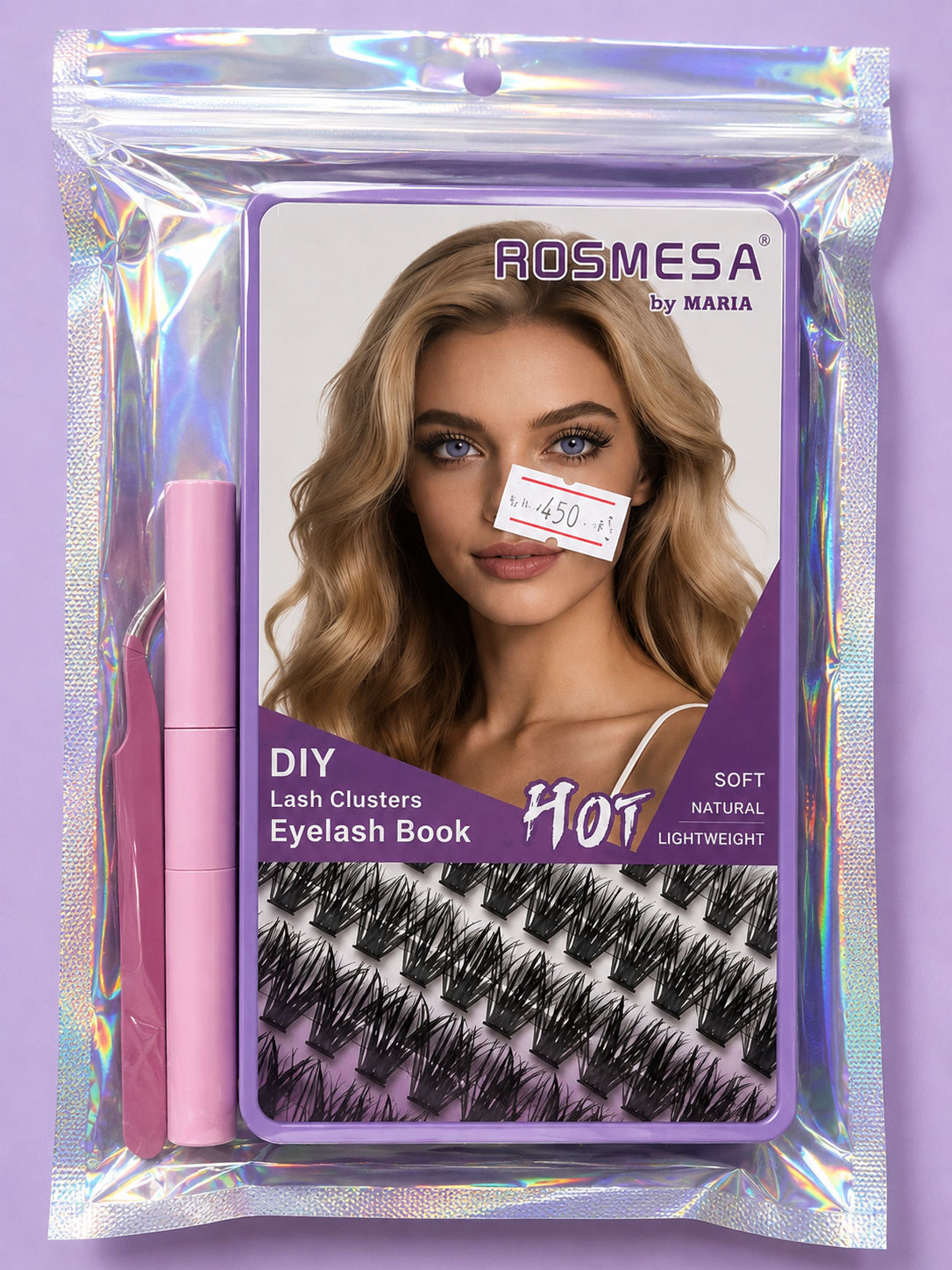 ROSMESA DIY Lash Clusters Eyelash Book Набор пучковых ресниц