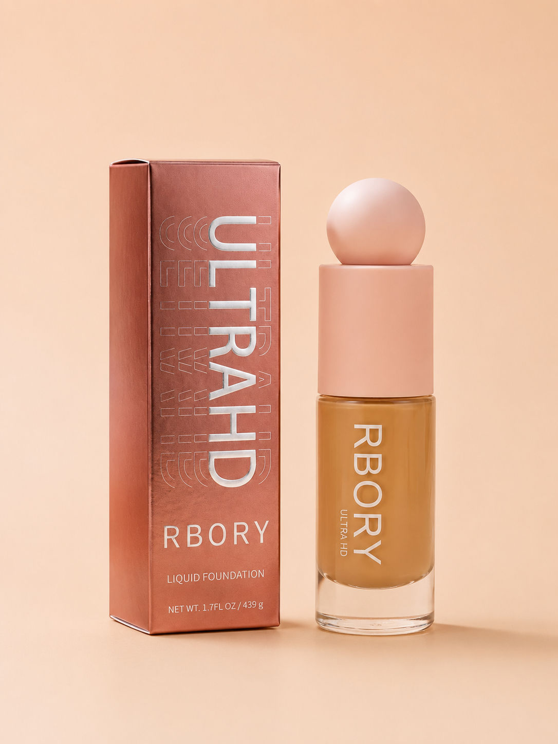 RBORY Ultra HD Liquid Foundation для идеально гладкого и естественного покрытия 