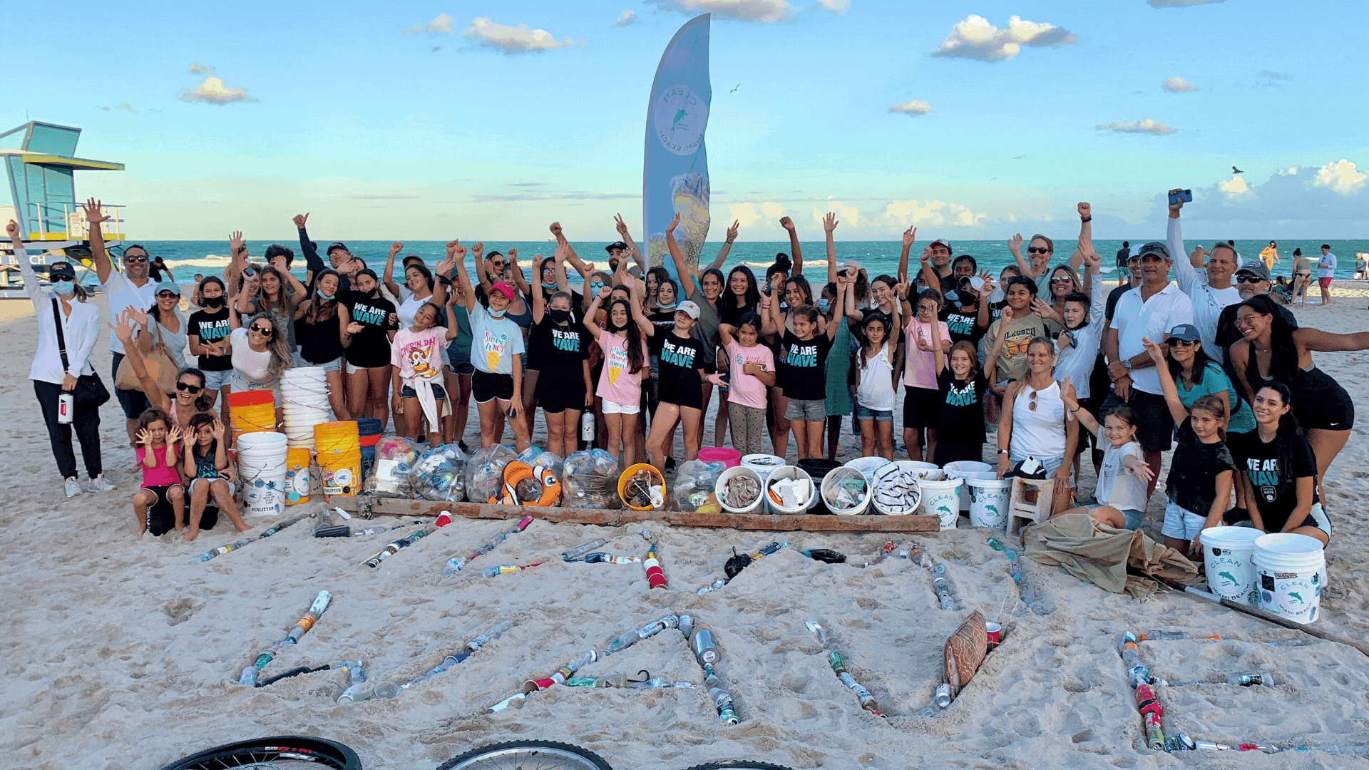 Miami Wave Cleans Miami Beach