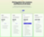 Pricing table showing Uberduck AI’s free and premium subscription tiers