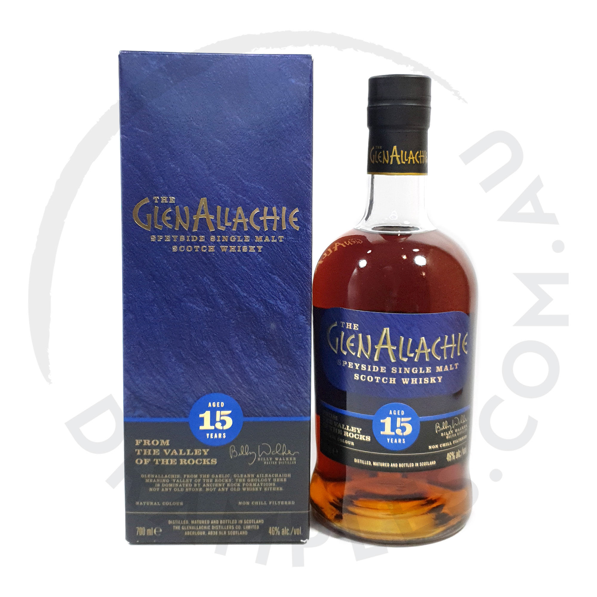 GlenAllachie 15 Year Old Single Malt Scotch Whisky (700ml)
