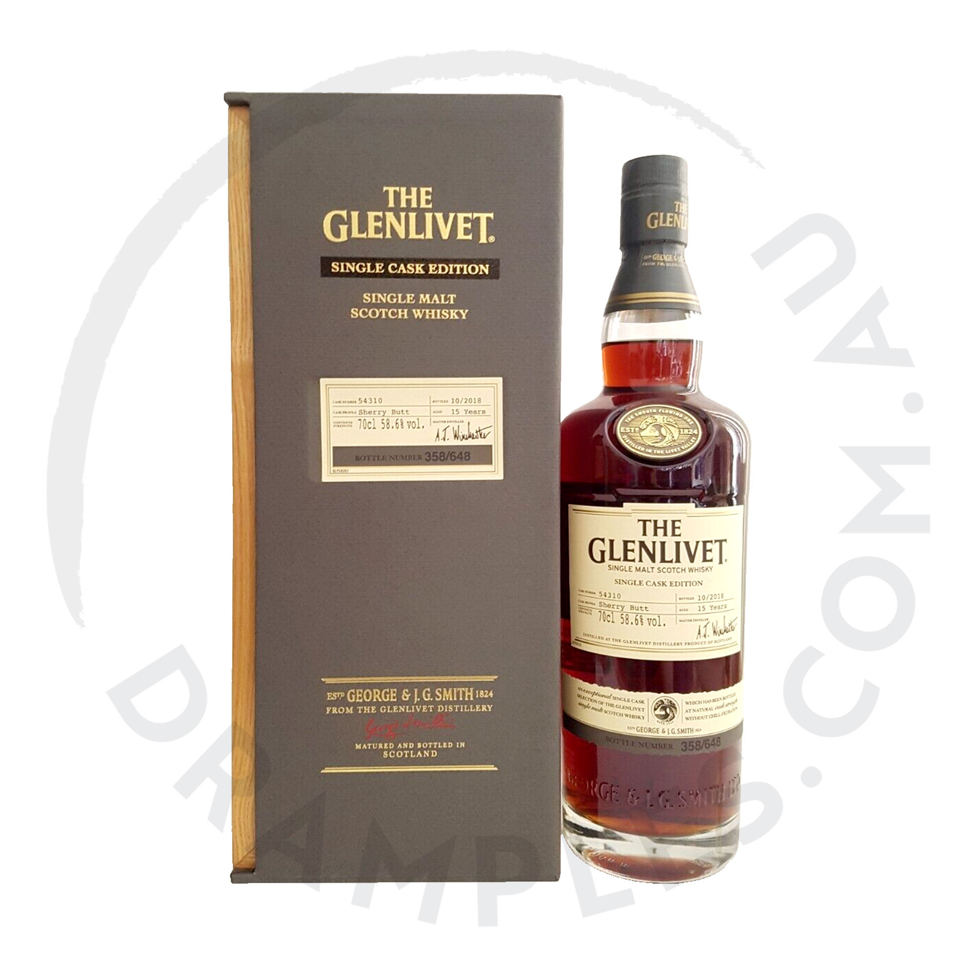 Glenlivet 15 Year Old Single Cask Oloroso Cask Strength (700ml)