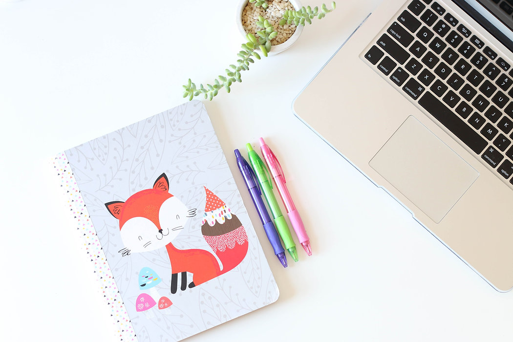 Fox Notebook and Pens