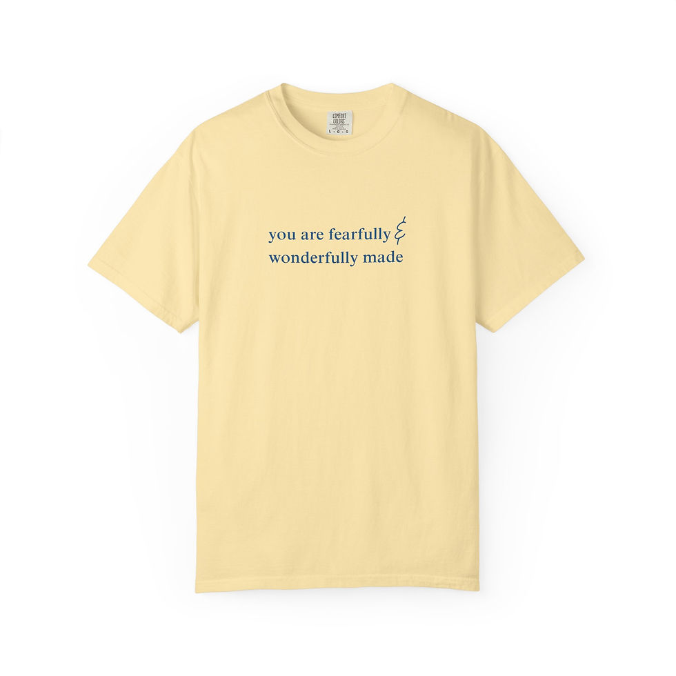 Thumbnail: Fearfully & Wonderfully Made Comfort Colors T-Shirt 