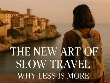 The New Art of Slow Travel: Why Less Is More