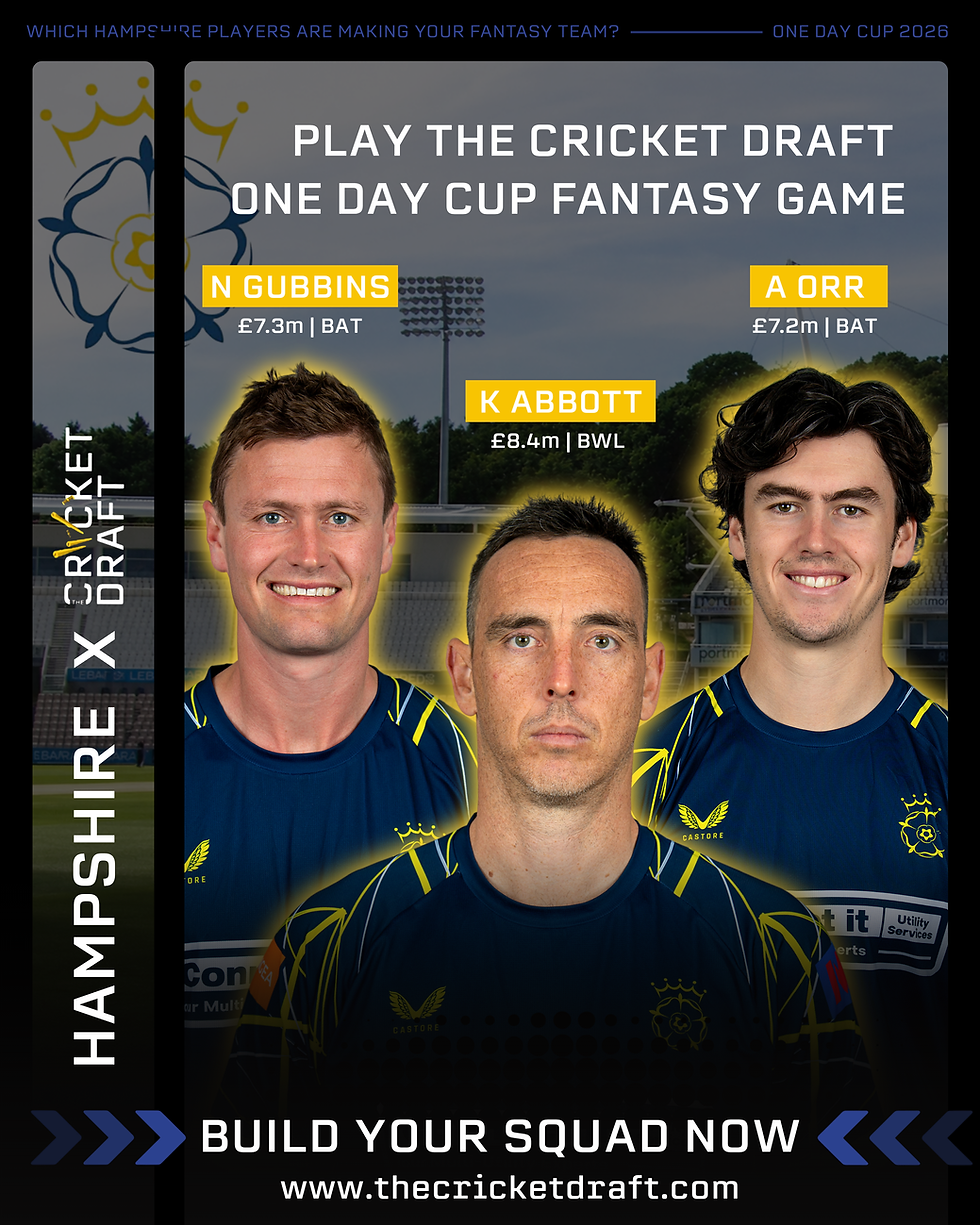 Hampshire 2026 One Day Cup Preview