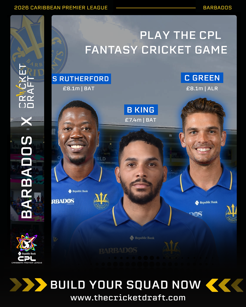 Barbados Tridents 2026 CPL Preview