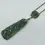 Thumbnail: 14k Antique Carved Jade Necklace