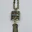 Thumbnail: 14K Yellow Gold Heavy Antique Necklace With Pendant With Turquoise And Tassel