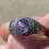 Thumbnail: Antique Natural Star Sapphire And Old Mine Cut Diamond Ring Platinum And 14k