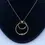 Thumbnail: 18K LAGOS Double Circle Drop Necklace w/ Adjustable Chain