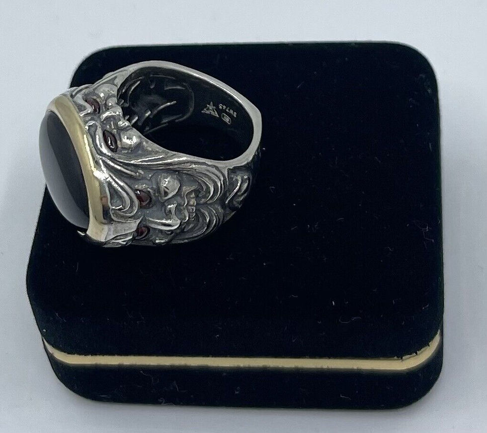 Thumbnail: Stephen Webster 925/ 18K Onyx Ring with Gargoyle