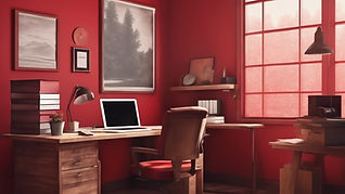 realistic rural office with red background.jpg