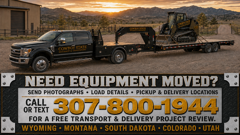 Equipment Hauling & Hotshot Transport