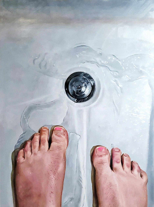 Untitled (The feet painting)