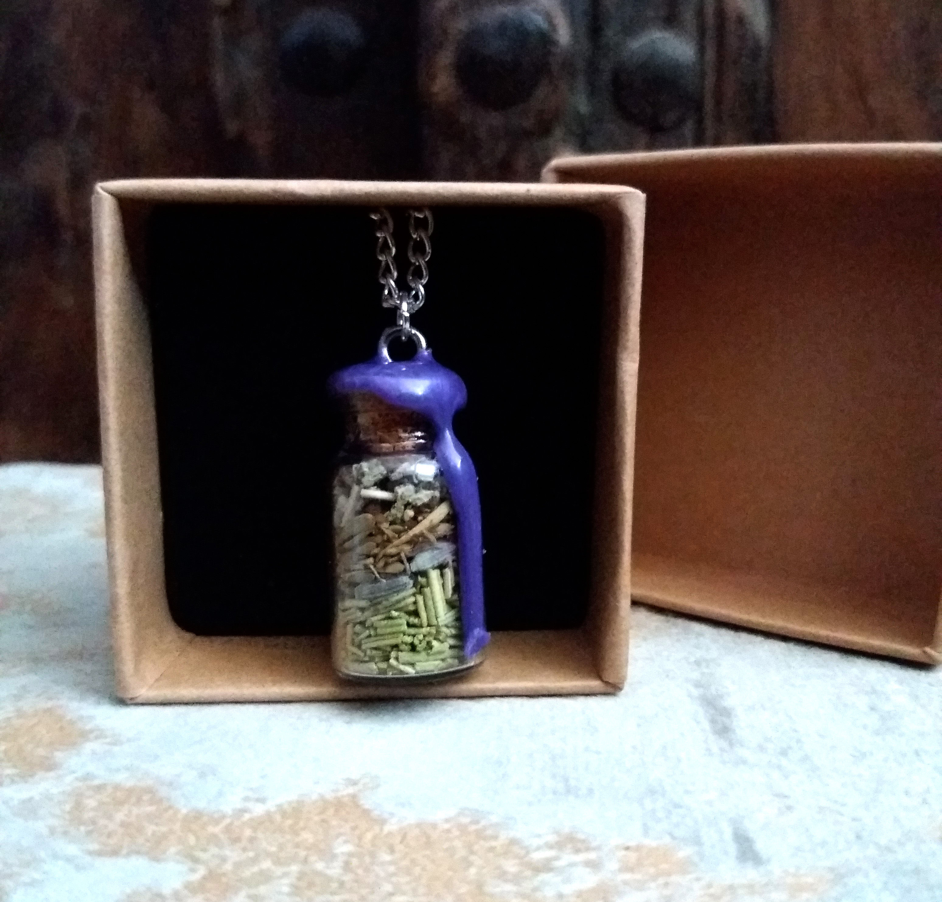 Spell Jar necklace - Anxiety